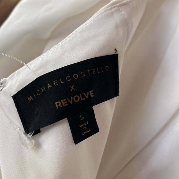 Michael Costello REVOLVE Racquel Mini Dress in Ivory Size small still sold - Picture 7 of 9